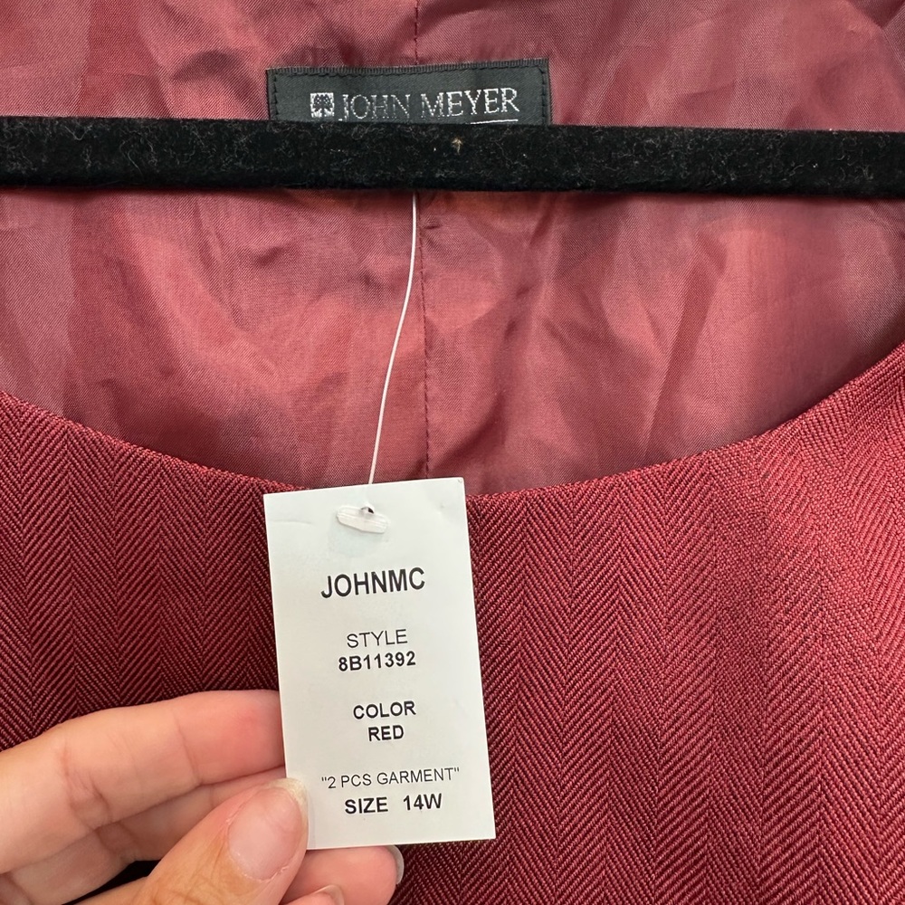 John Meyer Collection Timeless Classic Garnet Red… - image 10